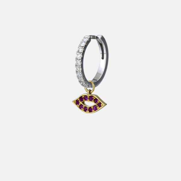 Par de Argolas Magic Soft em ouro diamantes by Débora Montenegro - Image 3