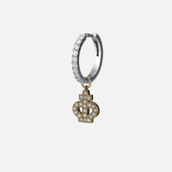 Par de Argolas Magic Soft em ouro diamantes by Débora Montenegro - Image 4