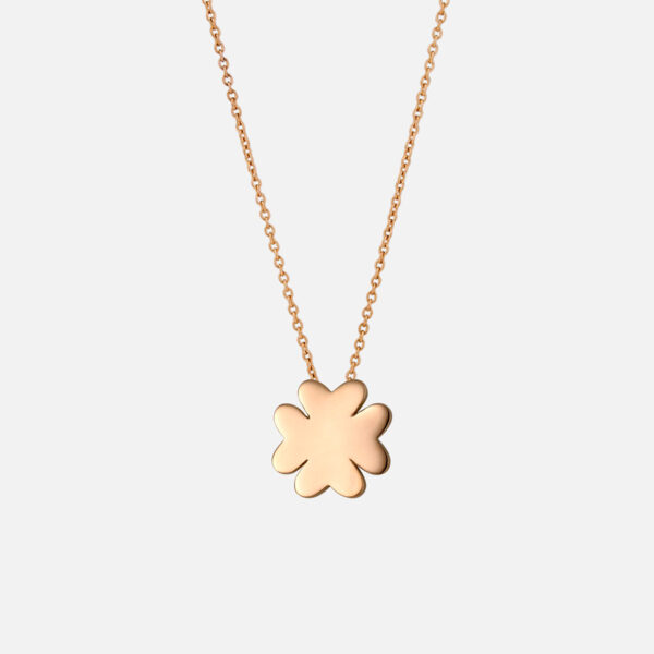 Colar Trevo de quatro folhas em ouro | Peace, Hope and Love