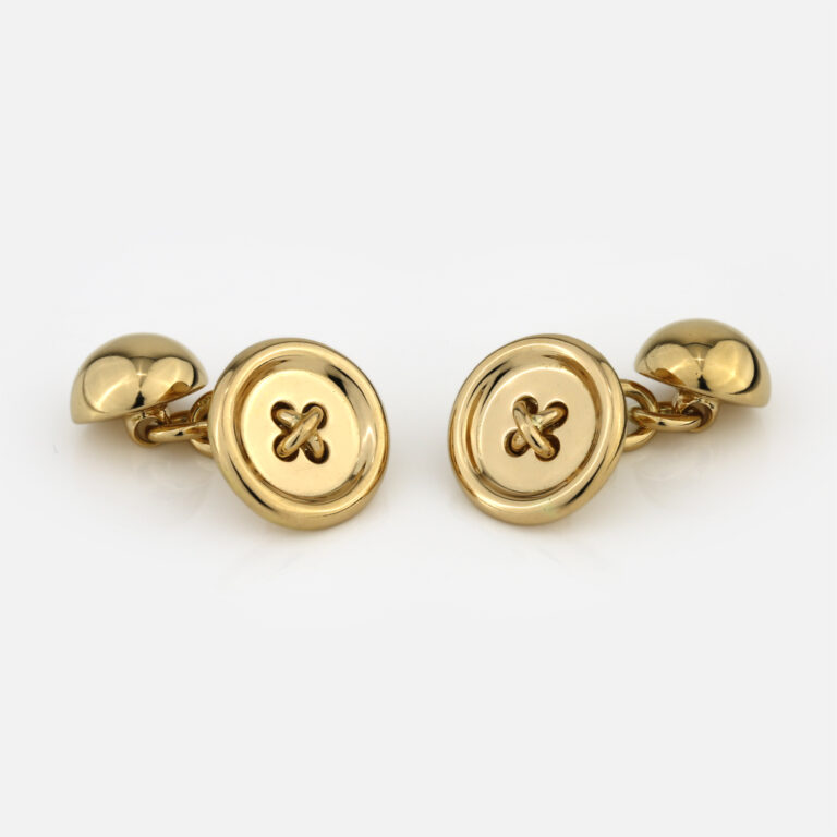 Botões de punho Modelo Botão em ouro