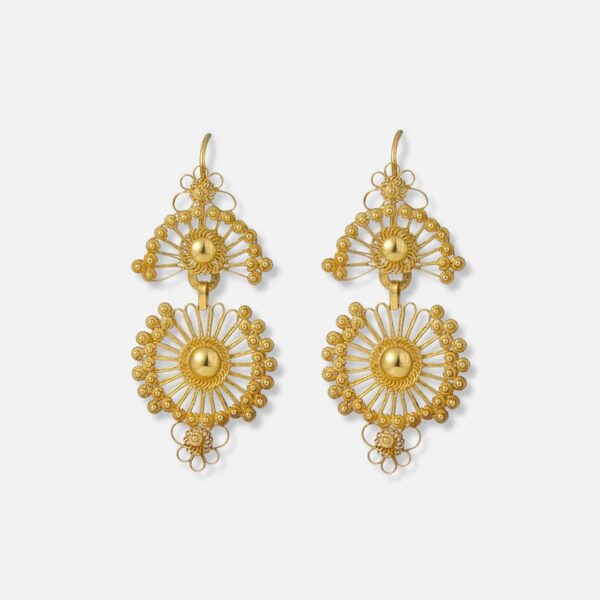 Brincos em ouro amarelo | Filigrana