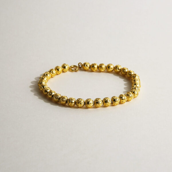 Pulseira com Contas de Viana em ouro | Filigrana