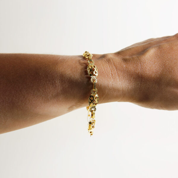 Pulseira Grelha em ouro | Filigrana - Image 2