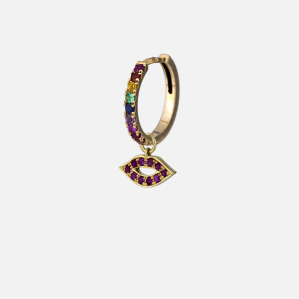 Pendente Angel Lips em ouro rubis by Débora Montenegro - Image 3