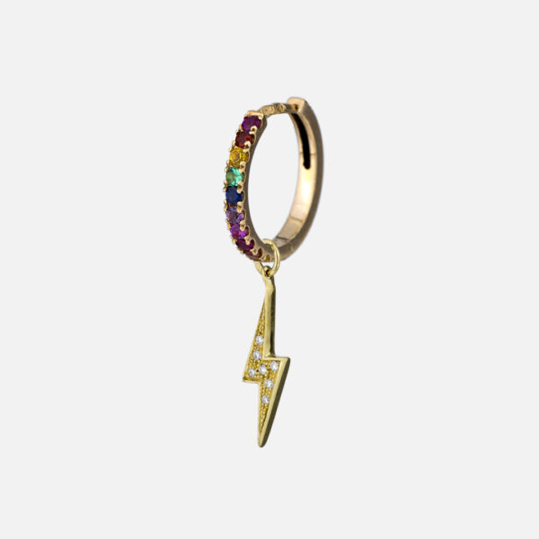 Pendente Diamond Thunder em ouro diamantes by Débora Montenegro - Image 3