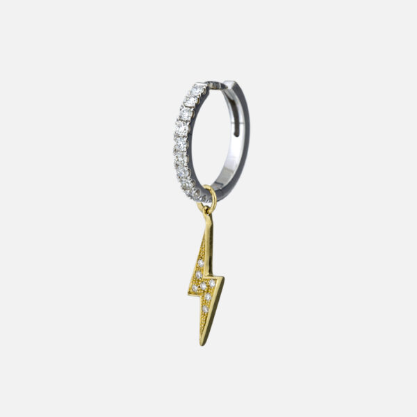 Pendente Diamond Thunder em ouro diamantes by Débora Montenegro - Image 4
