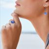 Anel Downtown em prata e esmalte | Light of Lisbon - Image 2