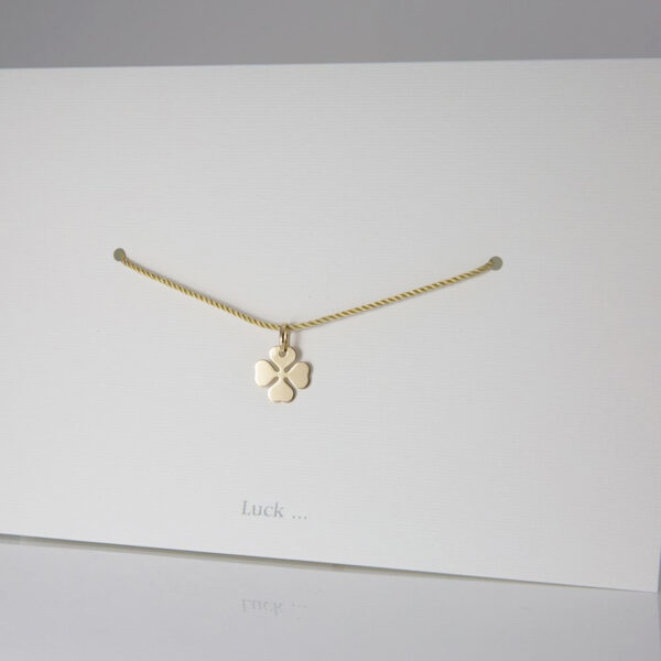 Pendente luck em ouro amarelo da coleção gold wish da Leitão & Irmão