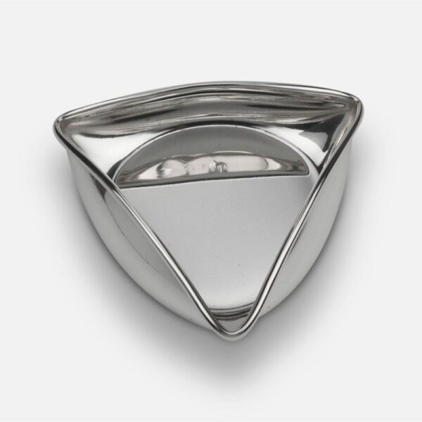 Salva Geométrica | Taça Triangular em prata - Image 3