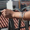Pulseira 3 elos em prata da Leitão & Irmão