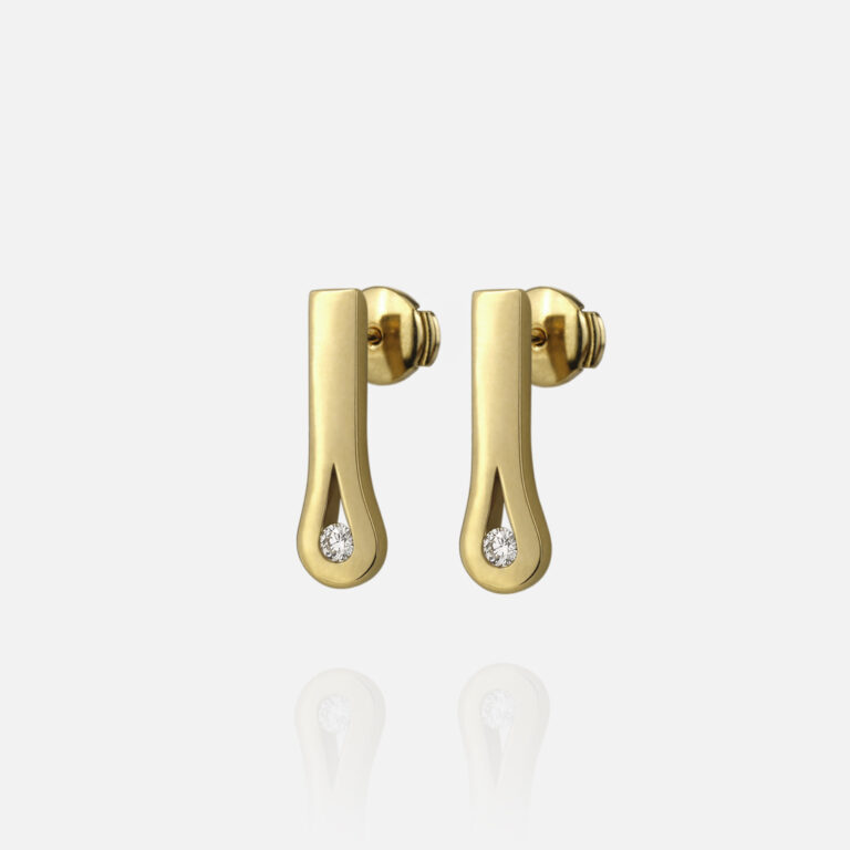 Brincos em ouro e diamantes coleção