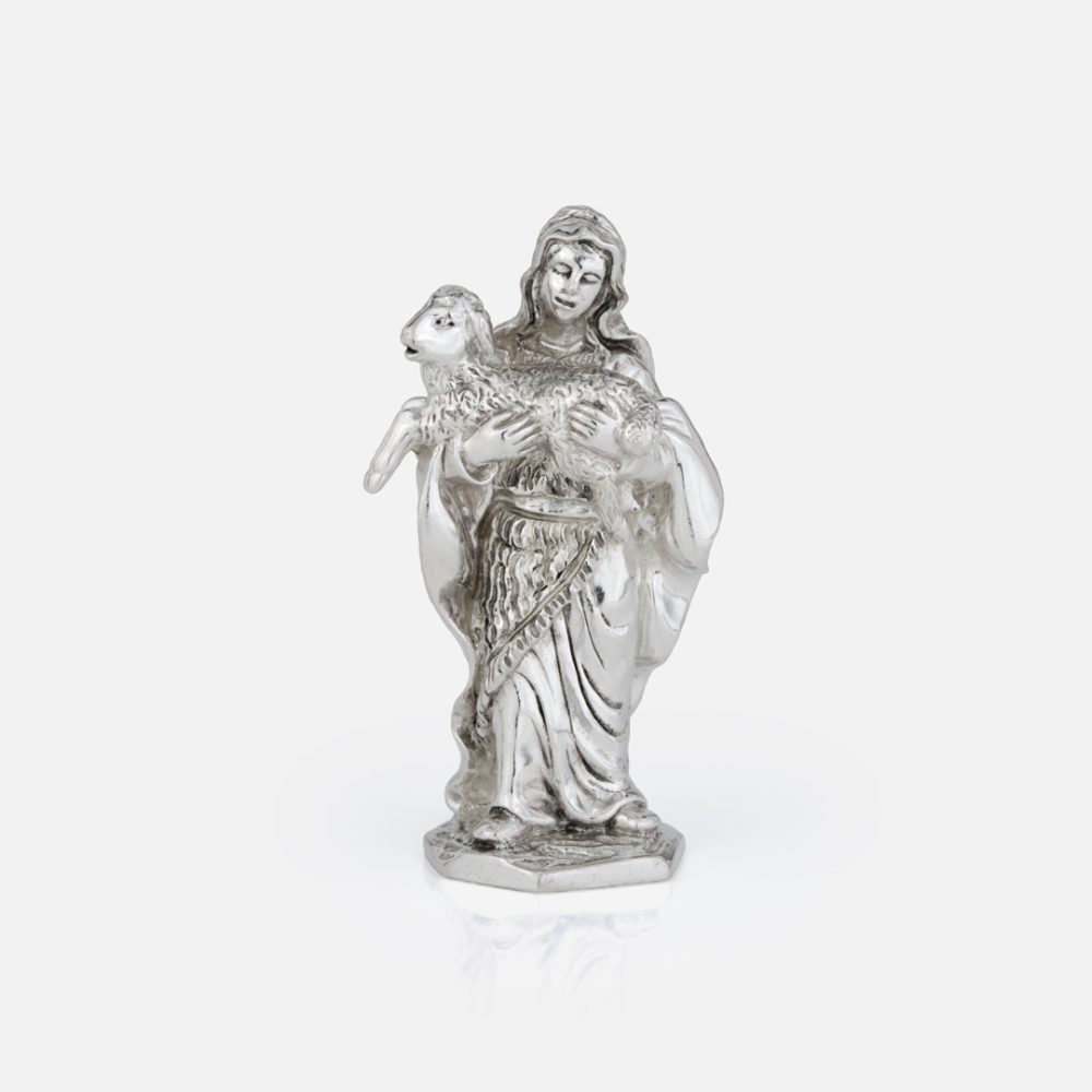 Conjunto A Adoração- Grande presépio popular em prata da Leitão & Irmão