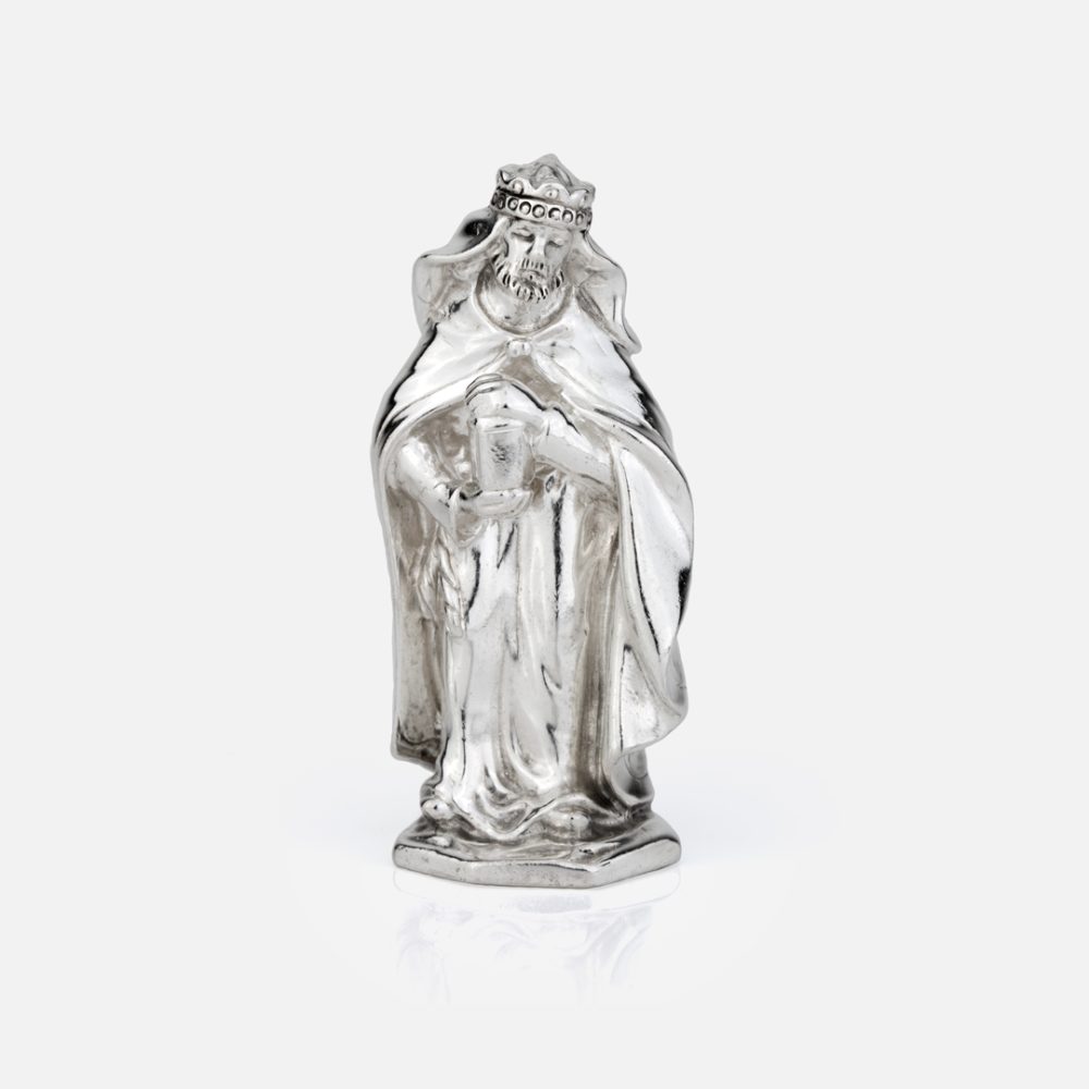 Conjunto A Adoração- Grande presépio popular em prata da Leitão & Irmão