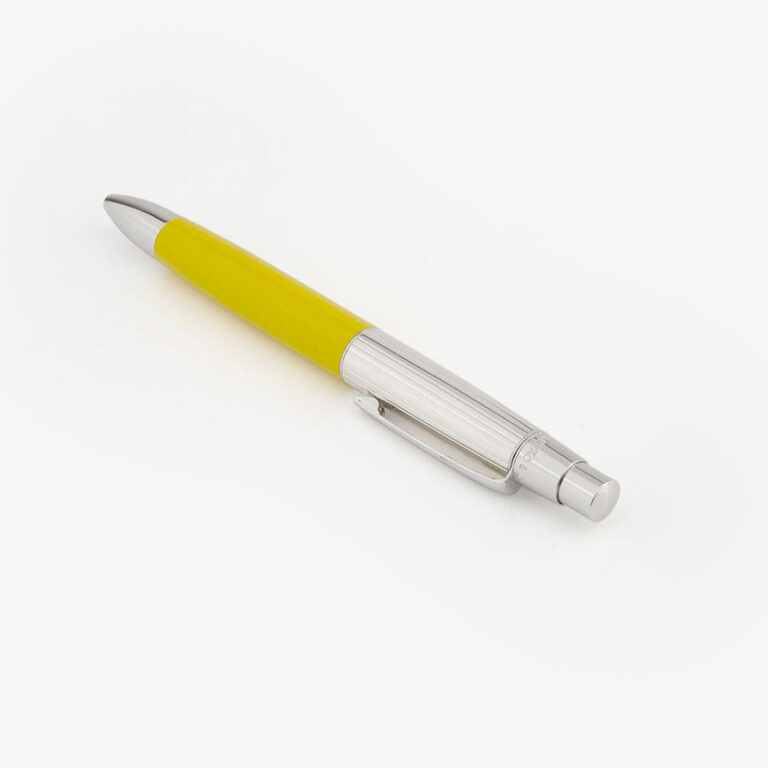 Caneta em prata e laca colorida da leitão & Irmão