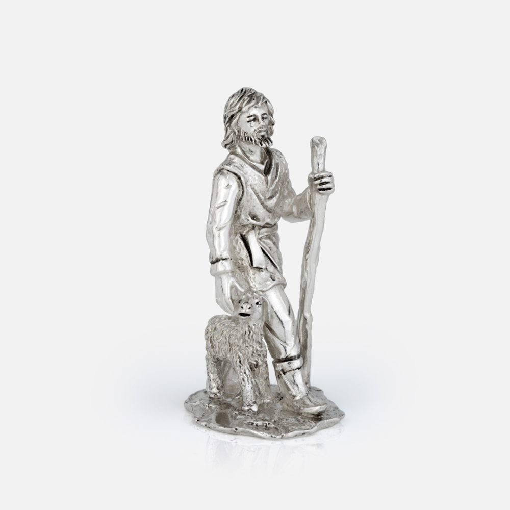 Conjunto O Rio- Grande presépio popular em prata da Leitão & Irmão