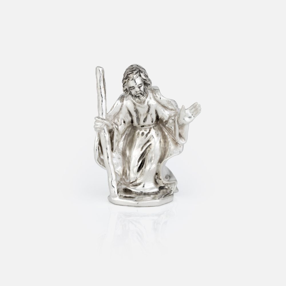 Conjunto Nascimento- Grande presépio popular em prata da Leitão & Irmão