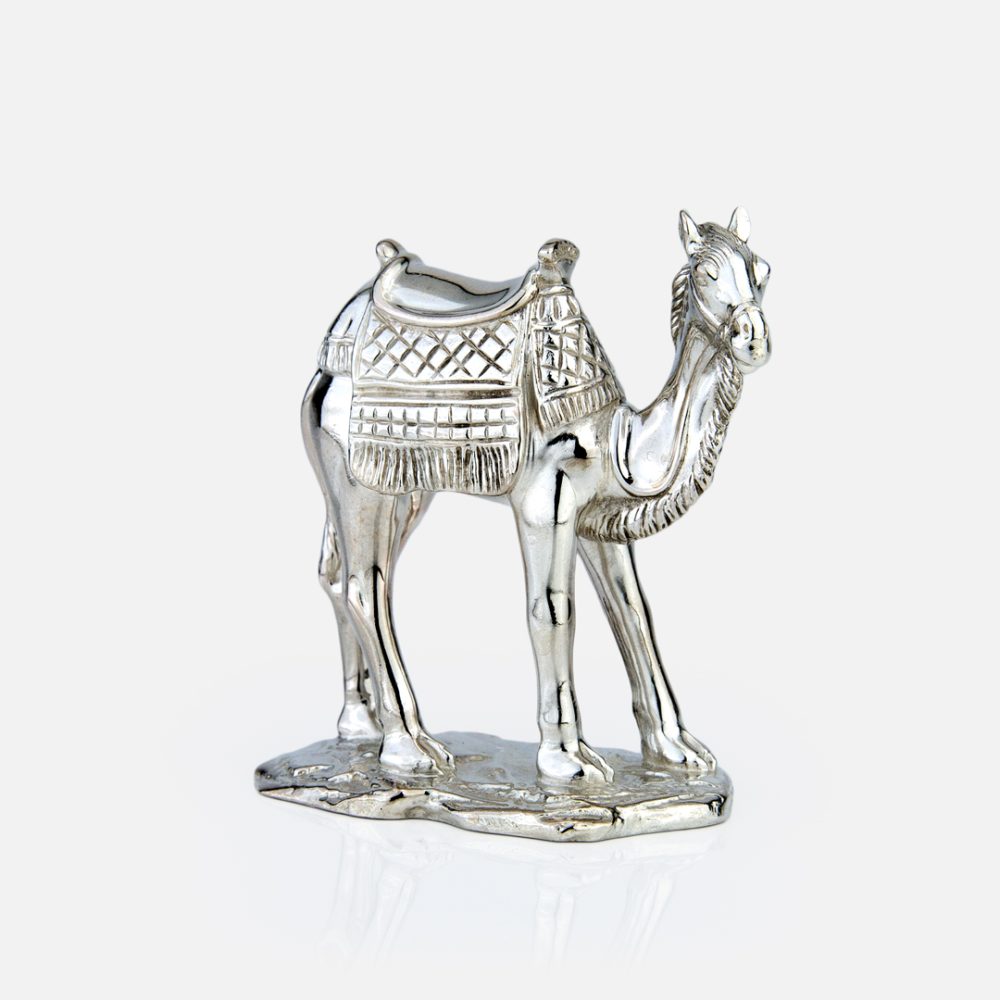 Conjunto O acampamento- Grande presépio popular em prata da Leitão & Irmão