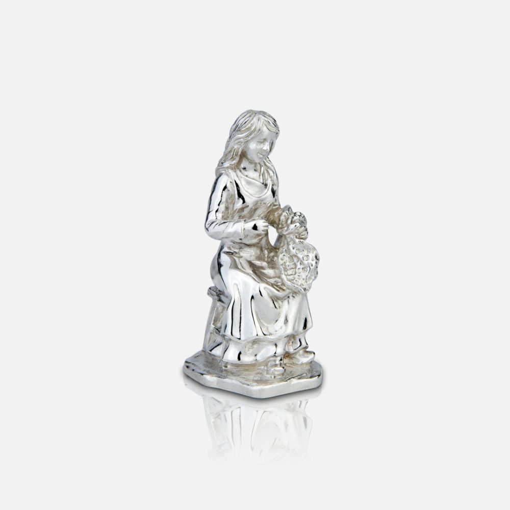 Conjunto A Pesca - Grande presépio popular em prata da Leitão & Irmão