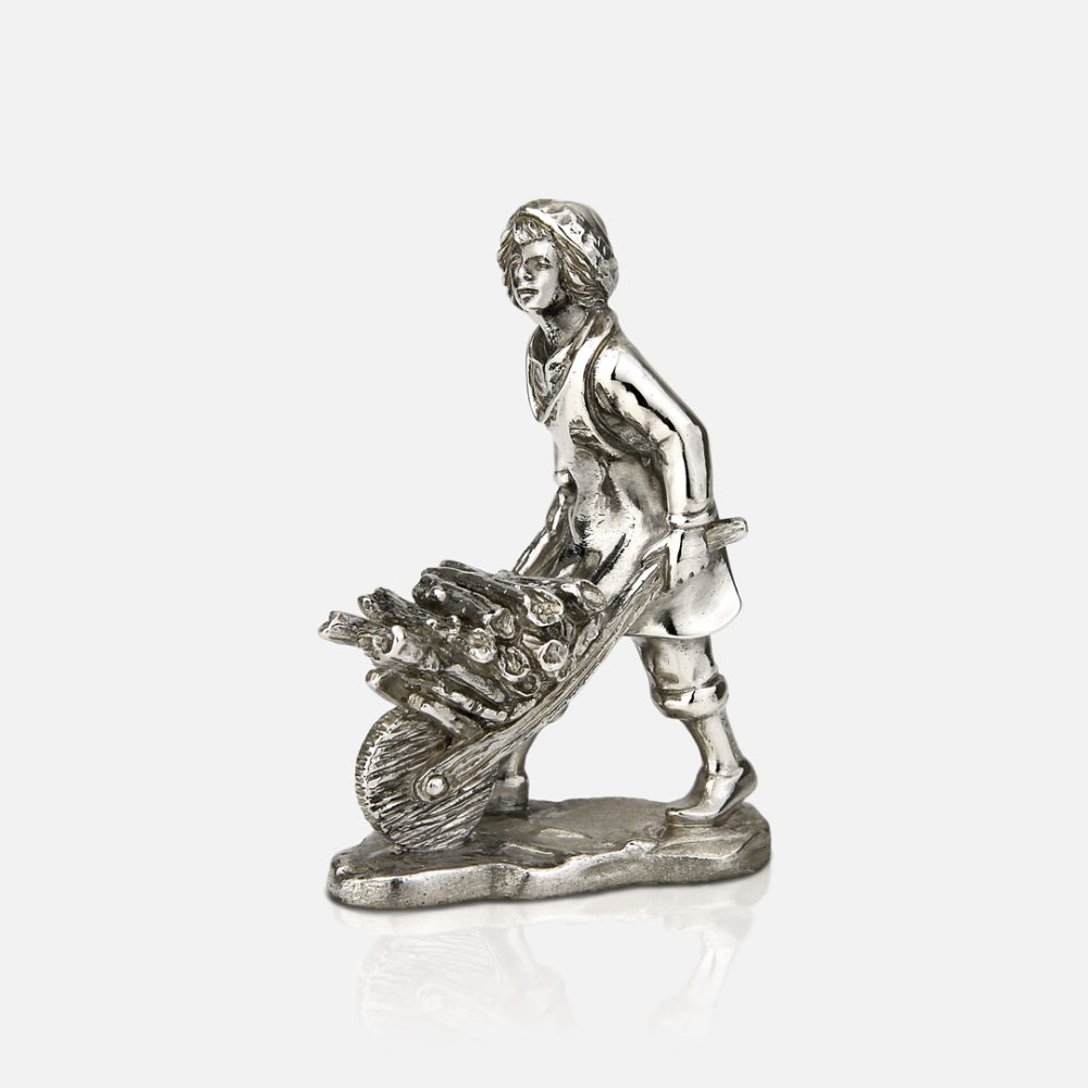 Conjunto O Pão- Grande presépio popular em prata da Leitão & Irmão