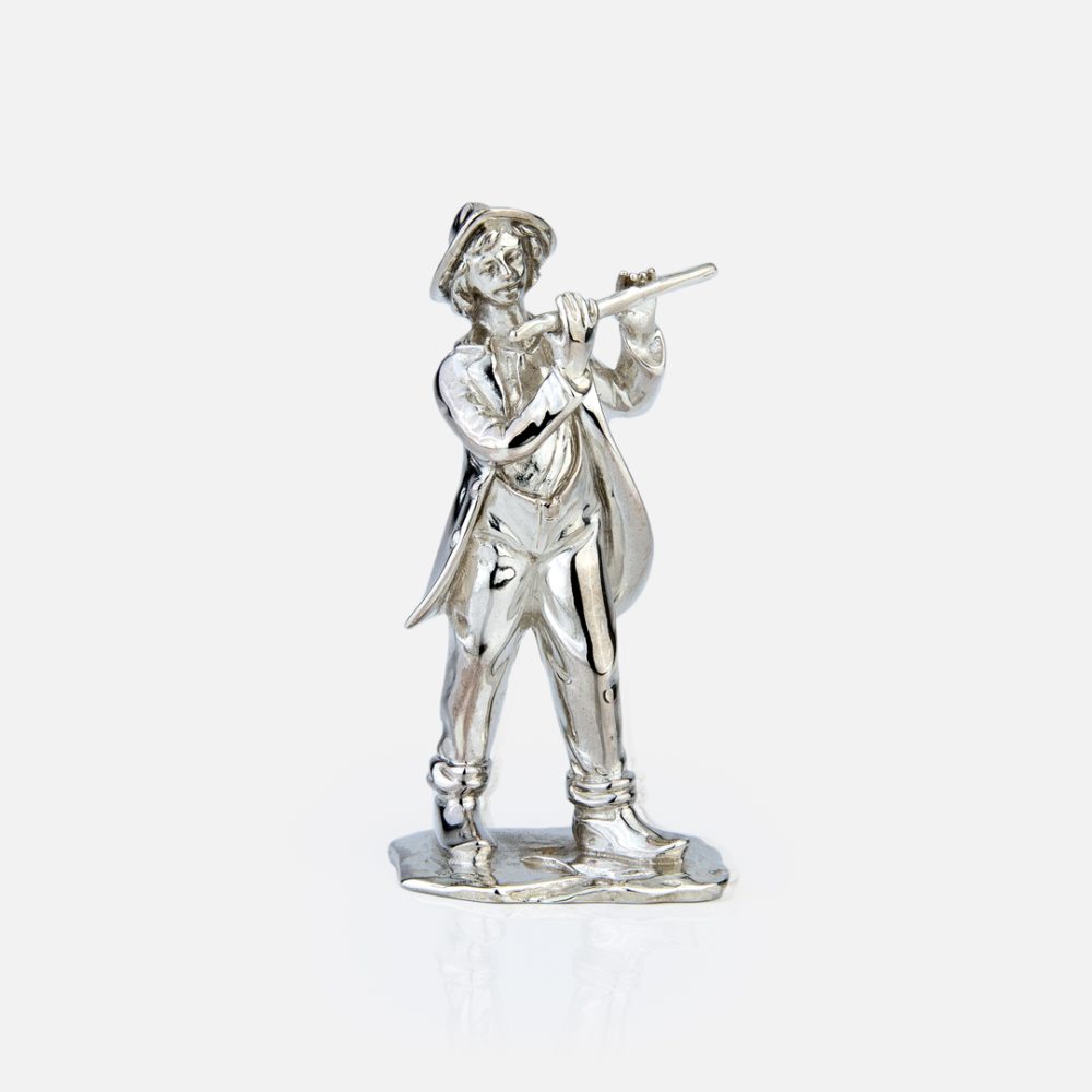 Conjunto O acampamento- Grande presépio popular em prata da Leitão & Irmão