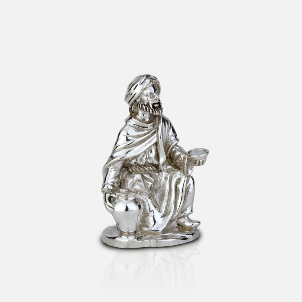 Conjunto A Povoação- Grande presépio popular em prata da Leitão & Irmão