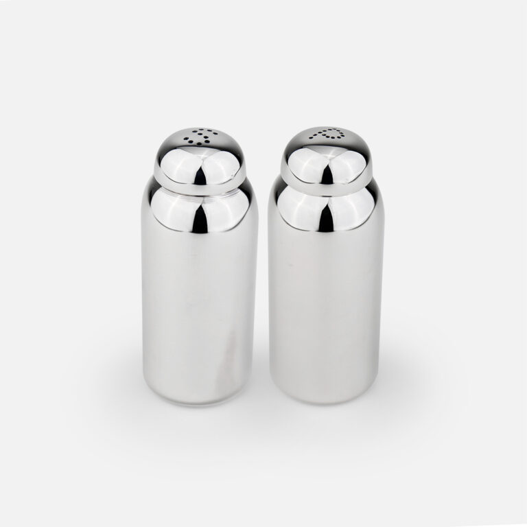 Conjunto Pimenteiro e saleiro em prata da leitão & Irmão