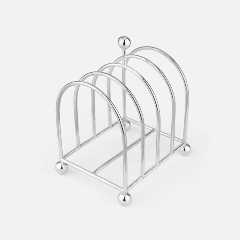 Suporte de torradas em prata da Leitão & Irmão