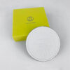 Base para copos em porcelana Biscuit e prata modelo javali da Leitão & Irmão