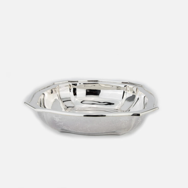 Saladeira em prata modelo meia cana da Leitão & Irmão