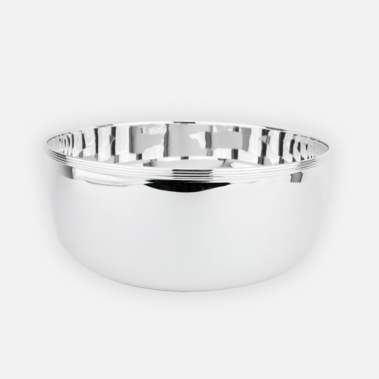 Centro de mesa raiado em prata da Leitão & Irmão