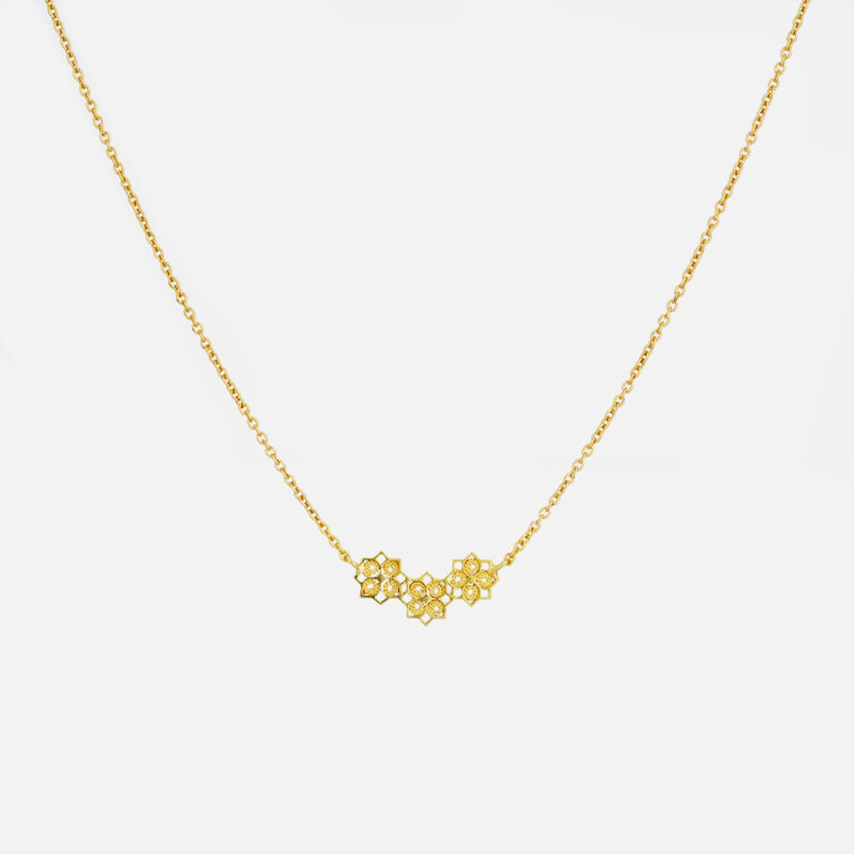 Colar azulejo de Filigrana em ouro amarelo da Leitão & Irmão