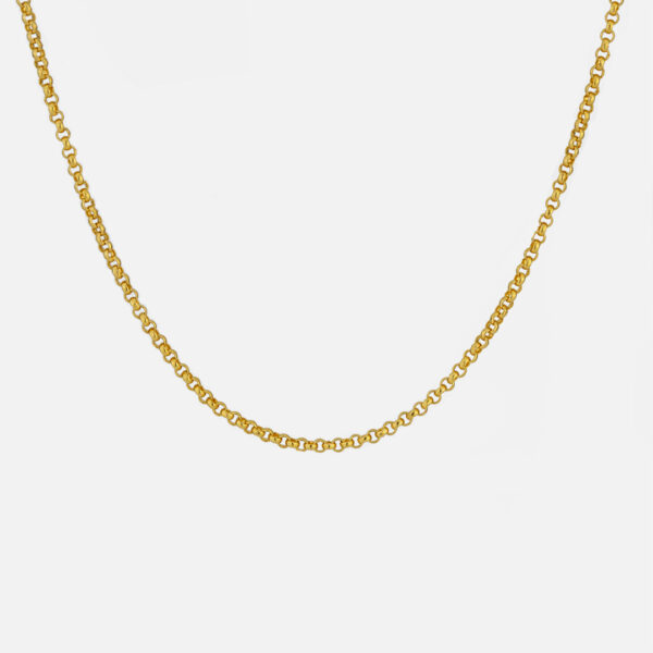 Fio cordão Português "18" em ouro amarelo da Leitão & Irmão
