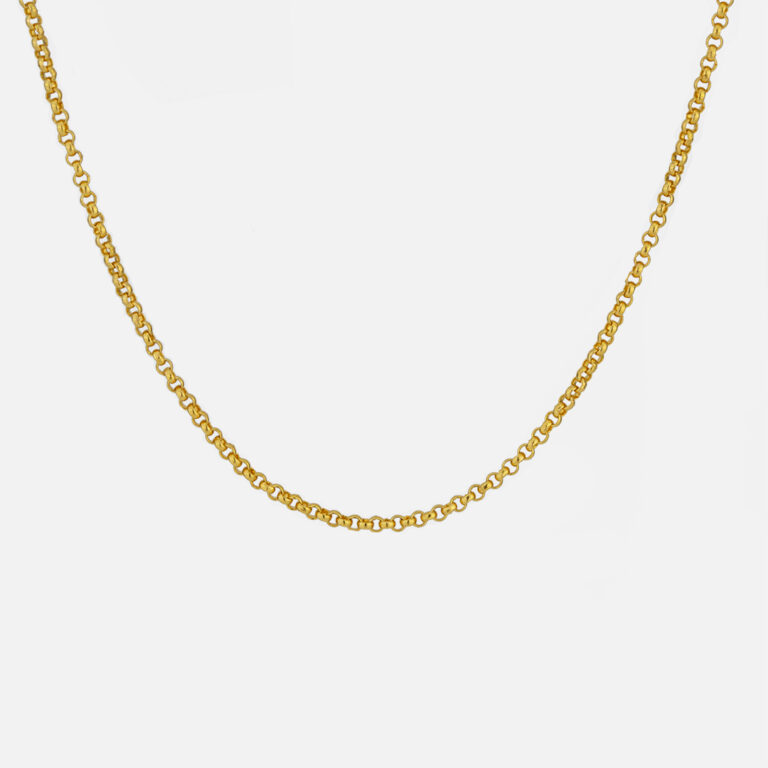 Fio cordão Português "18" em ouro amarelo da Leitão & Irmão