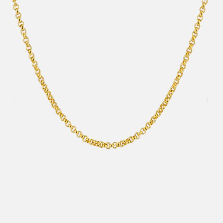 Fio cordão Português "25" em ouro amarelo da Leitão & Irmão