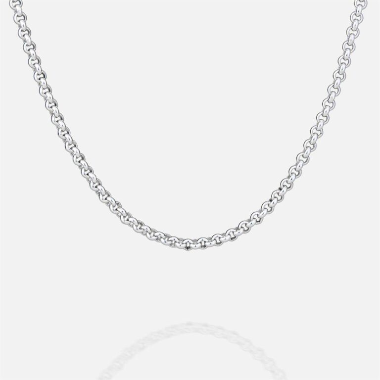 Fio belcher round em prata da Leitão & Irmão