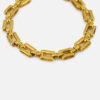 Pulseira elos em ouro amarelo português da Leitão & Irmão