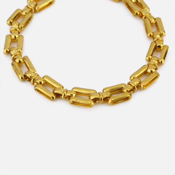 Pulseira elos em ouro amarelo português da Leitão & Irmão