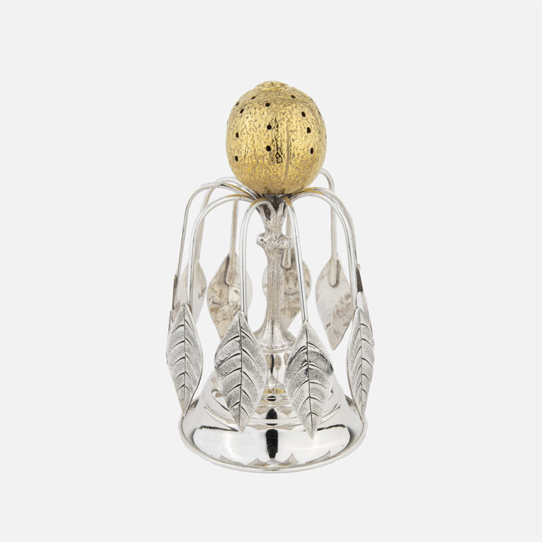 Paliteiro em prata modelo Laranja da Leitão & Irmão