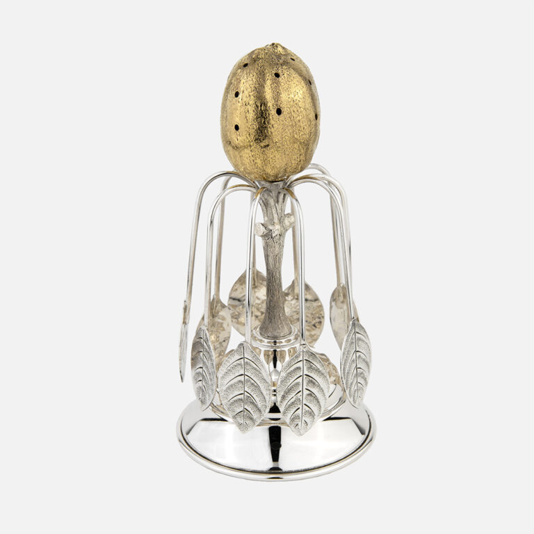 Paliteiro em prata modelo kiwi da Leitão & Irmão