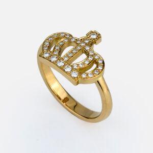 Anel em ouro e diamantes da Coleção Royal Collection da Leitão & Irmão x Museu do Tesouro Real