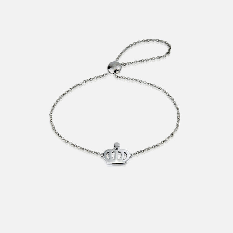 Pulseira em prata com diamante da Coleção Royal Collection da Leitão & Irmão x Museu do Tesouro Real