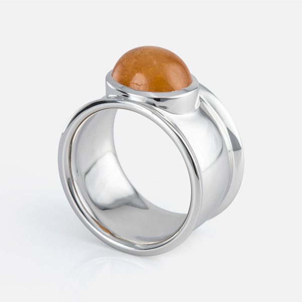 Anel em Ouro Branco com Mandarim | Candies