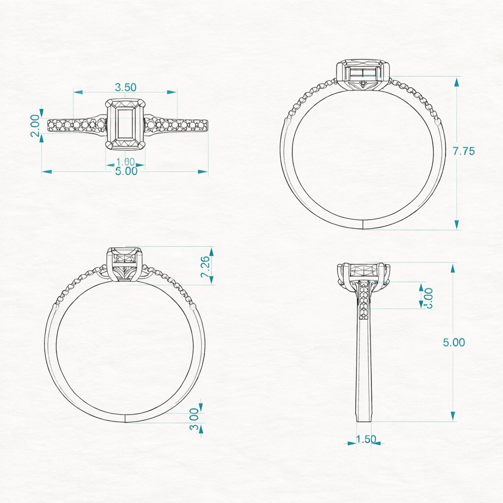 Características de Anel de Noivado