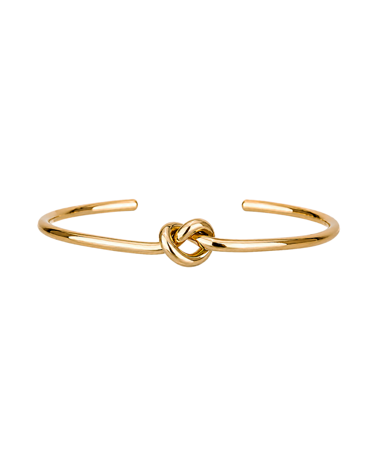 Pulseira Escrava Ouro Amarelo Knot Me