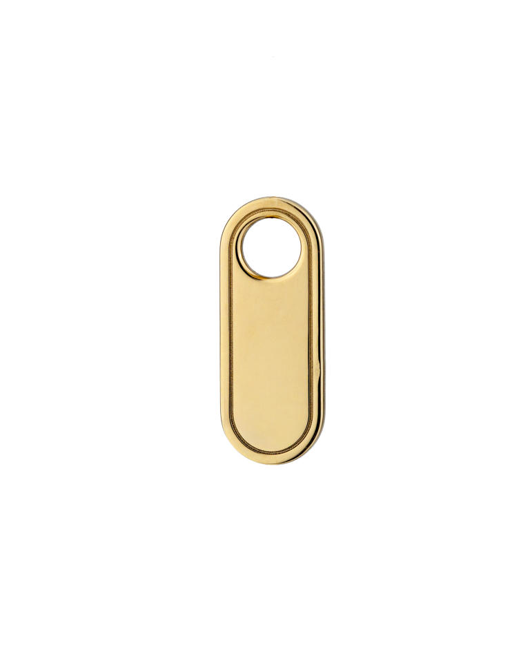 Pendente Placa Ouro 19,2K Personalizável Between Us