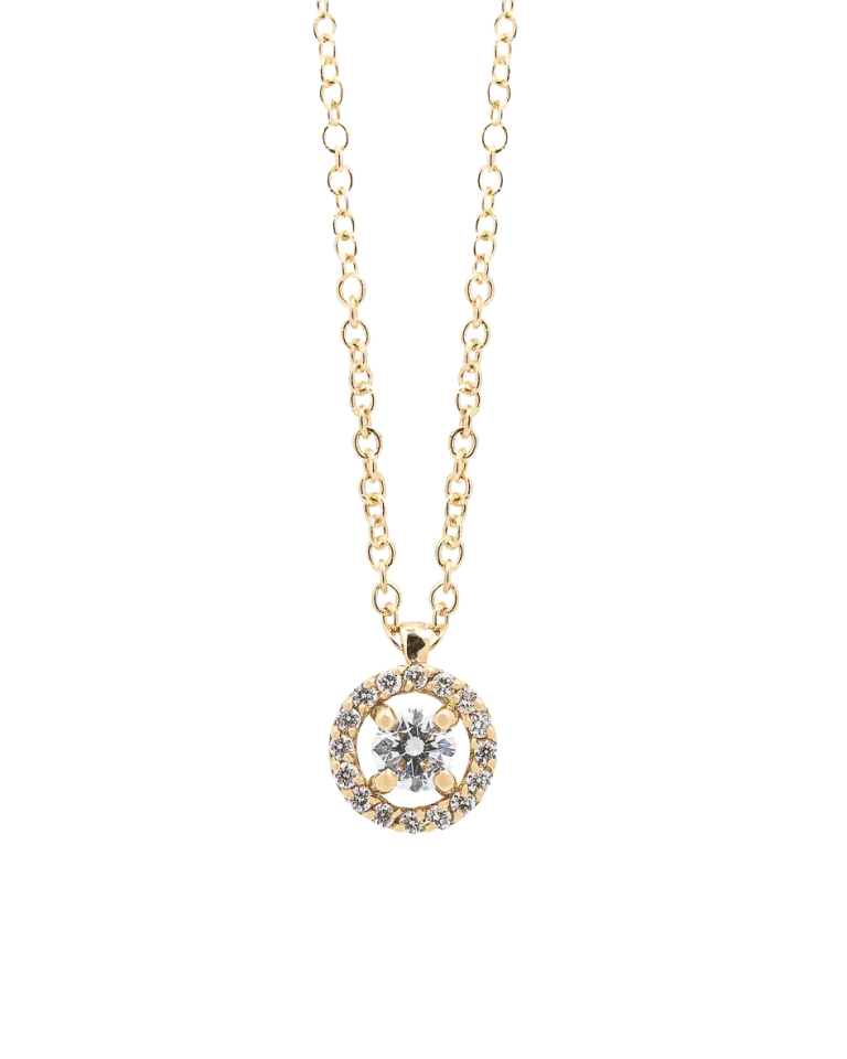 Fio em ouro amarelo 18K com diamantes